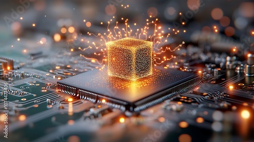 A computer processor powered by generative artificial intelligence algorithms is capable of autonomously creating and generating complex abstract patterns and designs
