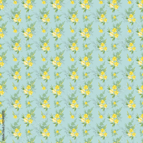 12 Seamless Pattern Set, Watercolor Flowers, Scrapbook Paper, Flowers, Fabric, Beautiful Backgrounds, Pastel Colors