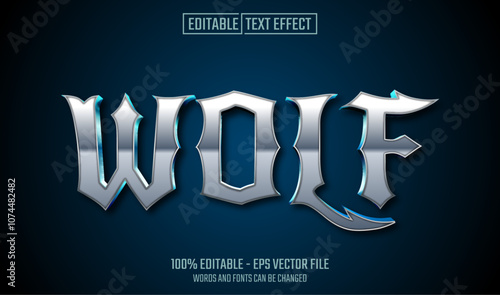wolf editable text effect