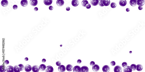 Zinc round capsules scattered randomly.