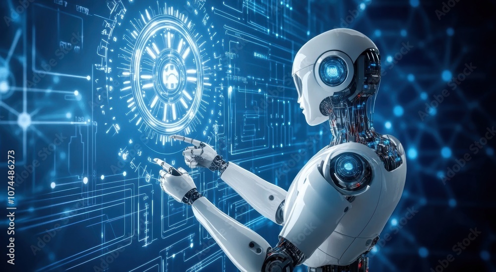 Robot AI Interface. Robot AI Interface.