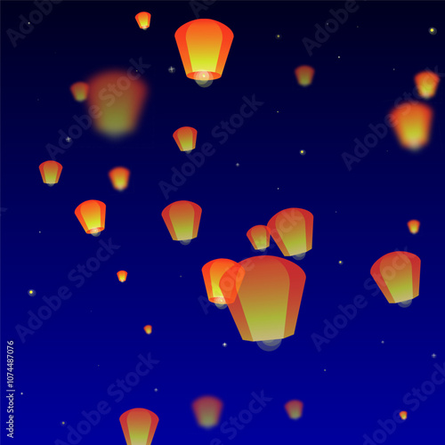 Fényképezés Yi peng festival card.