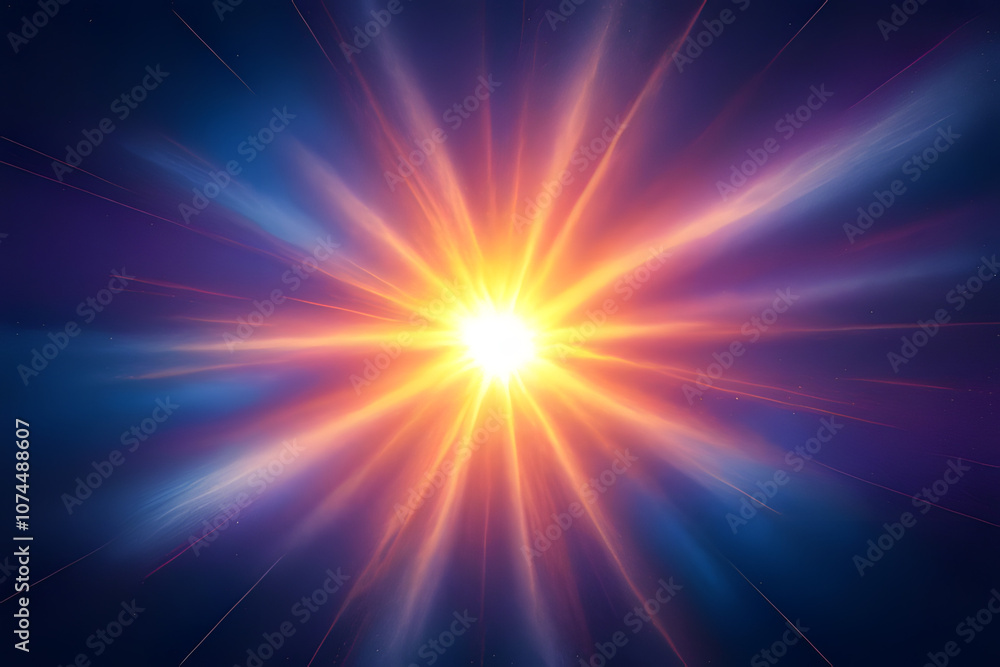 Obraz premium Abstract background. Big space Big explosion