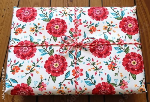 texture with flowers