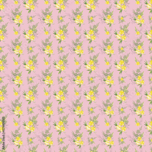 12 Seamless Pattern Set, Watercolor Flowers, Scrapbook Paper, Flowers, Fabric, Beautiful Backgrounds, Pastel Colors