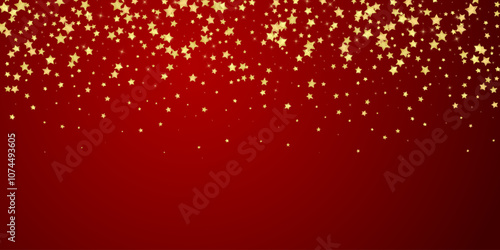 Magic stars vector overlay.  Gold stars scattered