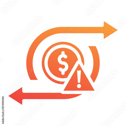 Currency Devaluation Icon