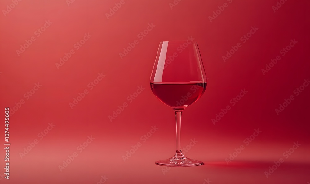 Red wine on red backgroun, Generative AI Red wine on red backgroun, Generative AI