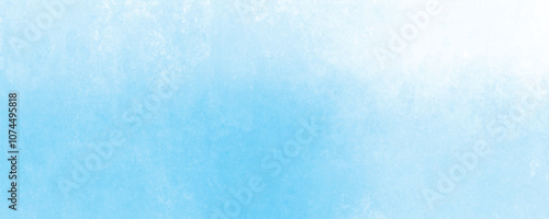 Dreamy Sky Blue and Aqua Watercolor Wash with Gentle Brush Strokes and a Subdued Pastel Background Texture
