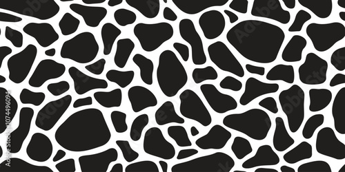 camouflage seamless pattern Rock Cow animal skin doodle cartoon zebra giraffe scarf isolated gift wrapping paper repeat background tile wallpaper illustration textile design