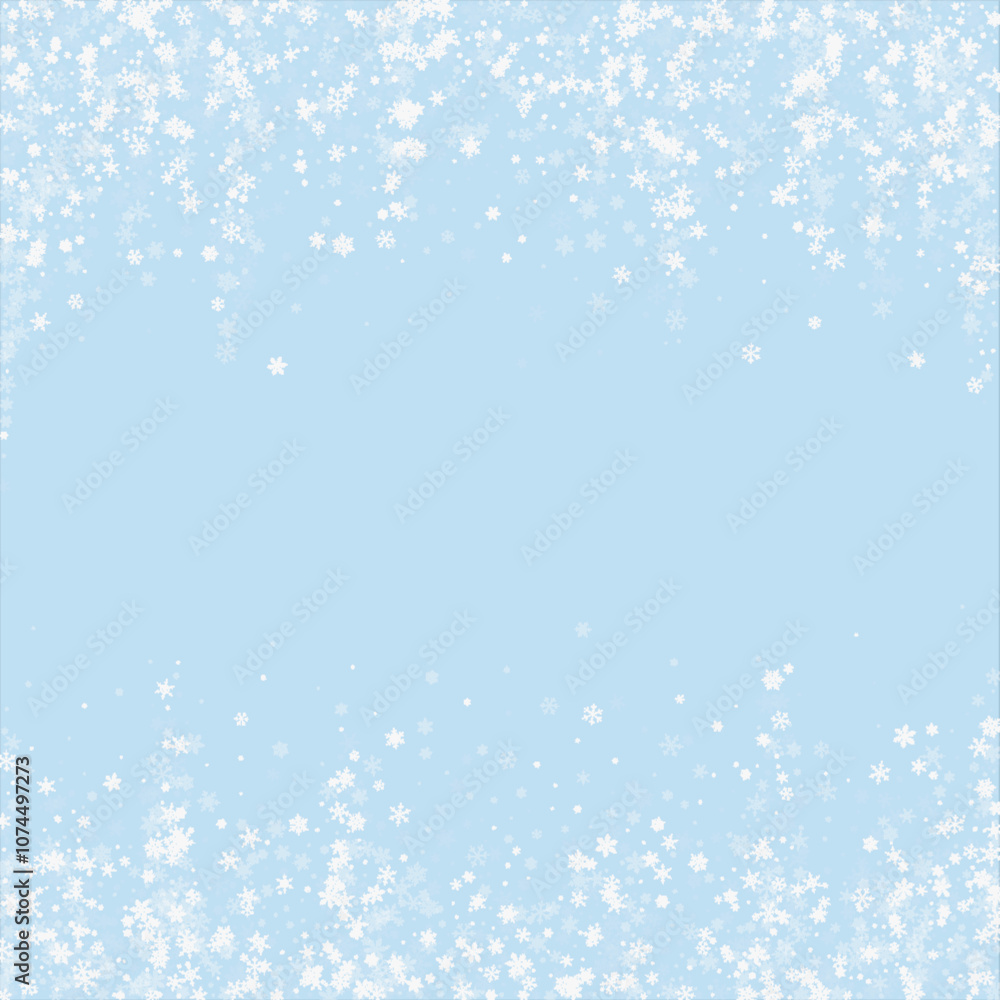 Snowy christmas background. Subtle flying snow Snowy christmas background. Subtle flying snow