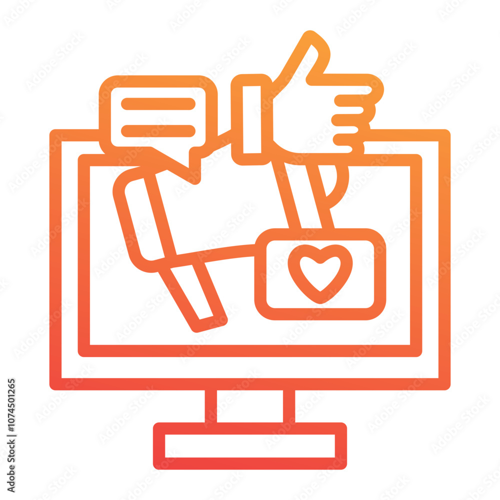 Content Digital Marketing Icon