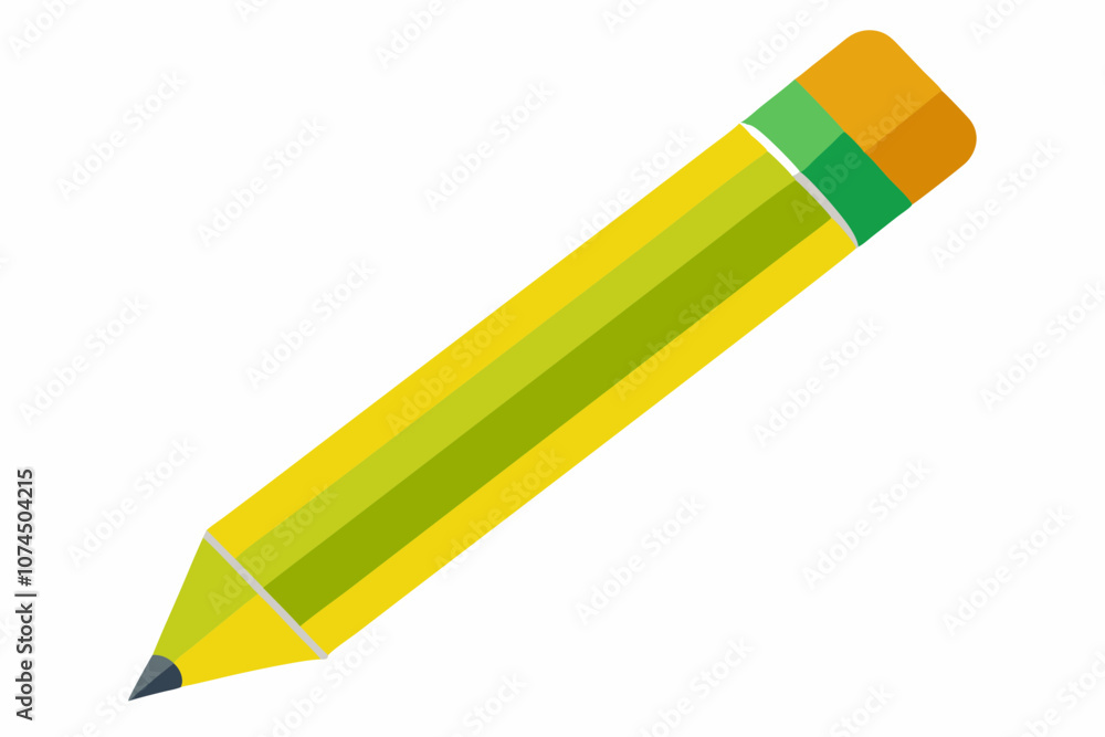 black pencil flat icon isolated on white black pencil flat icon isolated on white