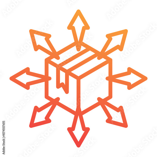 Supply Network Icon