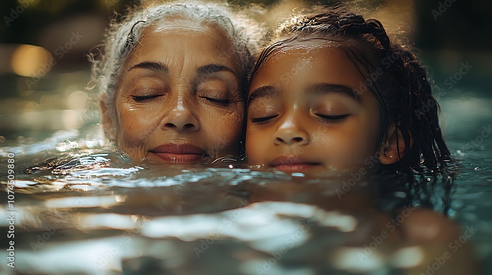 Person and Child Enjoying Time Together in Water
Person and Child Enjoying Time Together in Water