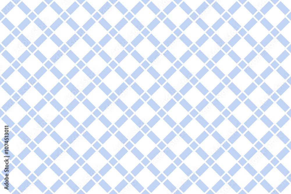 Abstract Seamless Diagonal Geometric Checked Light Blue Pattern. Abstract Seamless Diagonal Geometric Checked Light Blue Pattern.