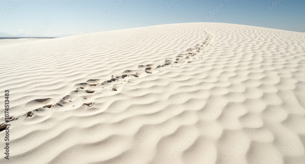 White Sands National Park, New Mexico, USA, pristine white sand dunes under a clear sky, capturing the stark and surreal beauty of New Mexico’s desert landscape. White Sands National Park, New Mexico, USA, pristine white sand dunes under a clear sky, capturing the stark and surreal beauty of New Mexico’s desert landscape.