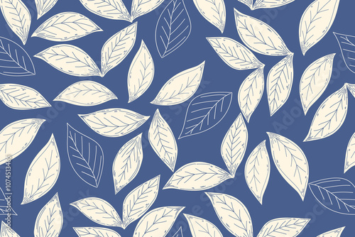 Flower seamless pattern design with beautiful flower and leaves. Flower art. floral and leaf pattern design for fabric, cotton, wallpaper, satin, gift wrap, carpet, background.	