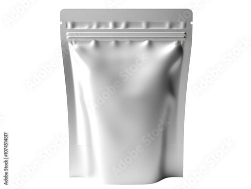 Silver Stand-Up Pouch for Packaging Needs