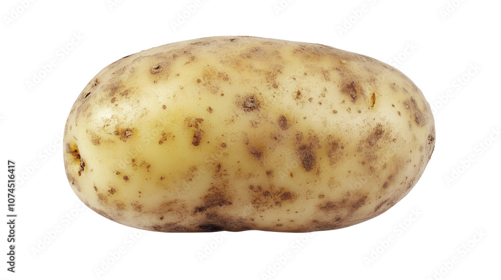 Fresh Brown Potato on transparent Background Fresh Brown Potato on transparent Background