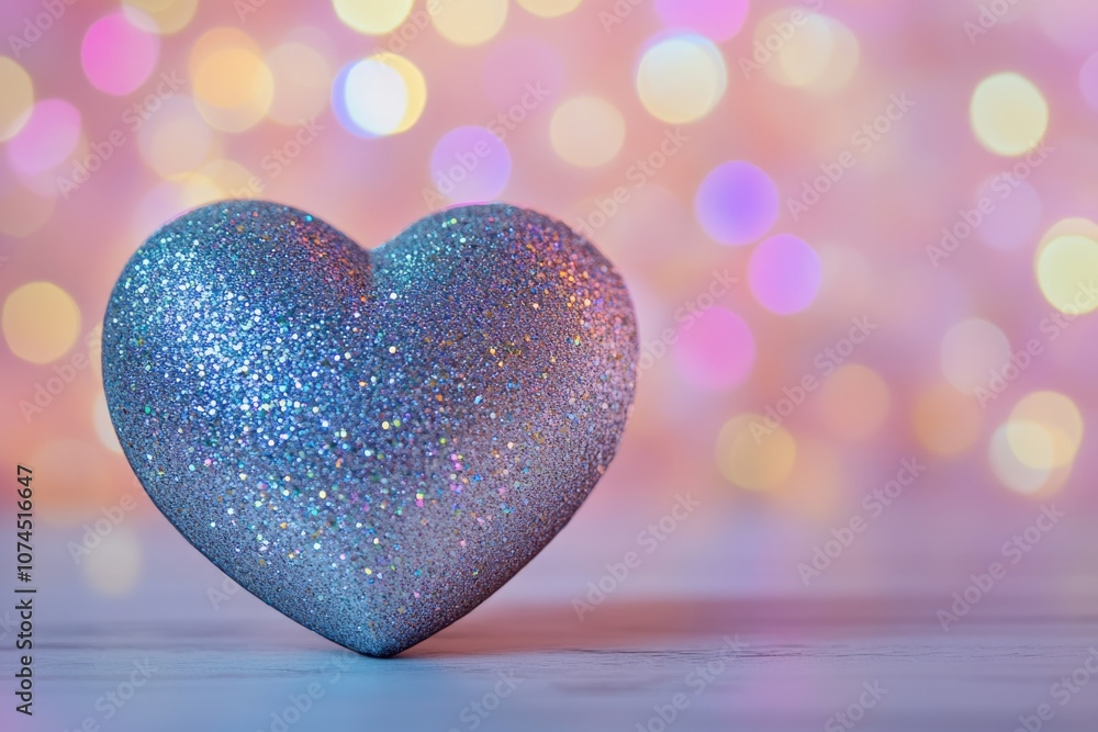 Obraz premium A decorative heart-shaped object placed on a table