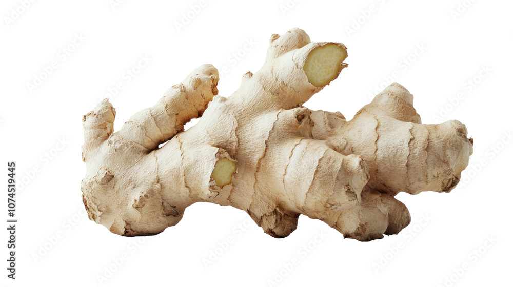 Fresh Ginger Root on transparent Background Fresh Ginger Root on transparent Background