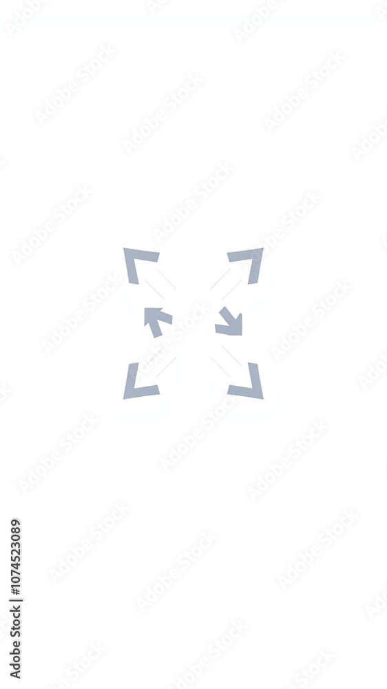 Obraz premium Repeating rotation four arrows icon on white background, pattern, direction