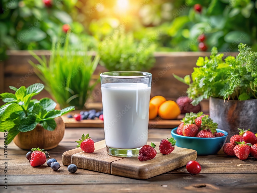 Refreshing Kefir Drink for Weight Loss: A Healthy Lifestyle Choice with Copy Space for Nutritional Benefits and Diet Tips Refreshing Kefir Drink for Weight Loss: A Healthy Lifestyle Choice with Copy Space for Nutritional Benefits and Diet Tips