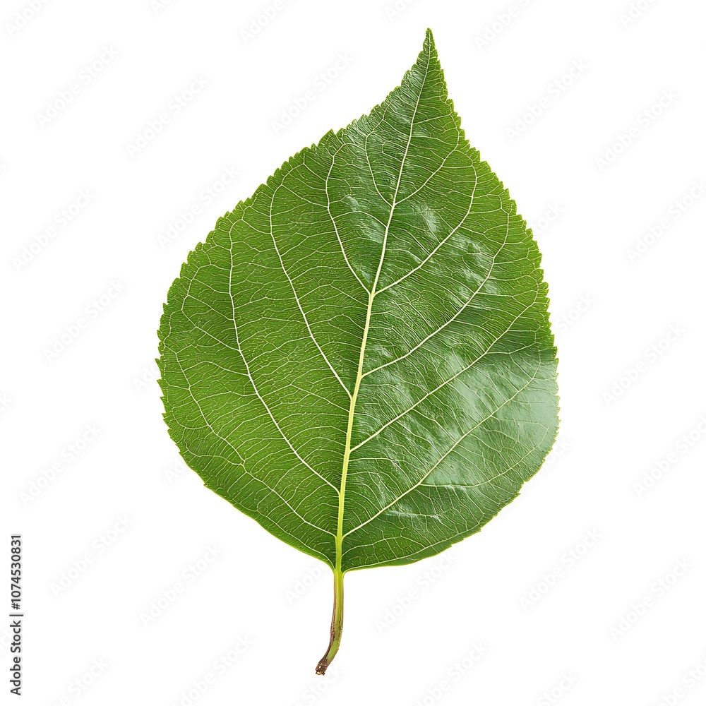 Balsam poplar isolated on a with a white background Balsam poplar isolated on a with a white background