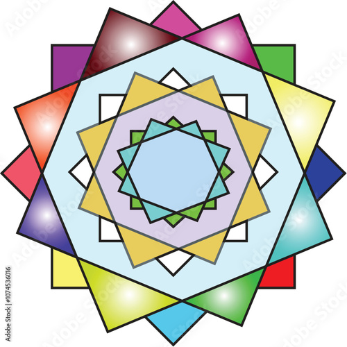 abstract background with triangles