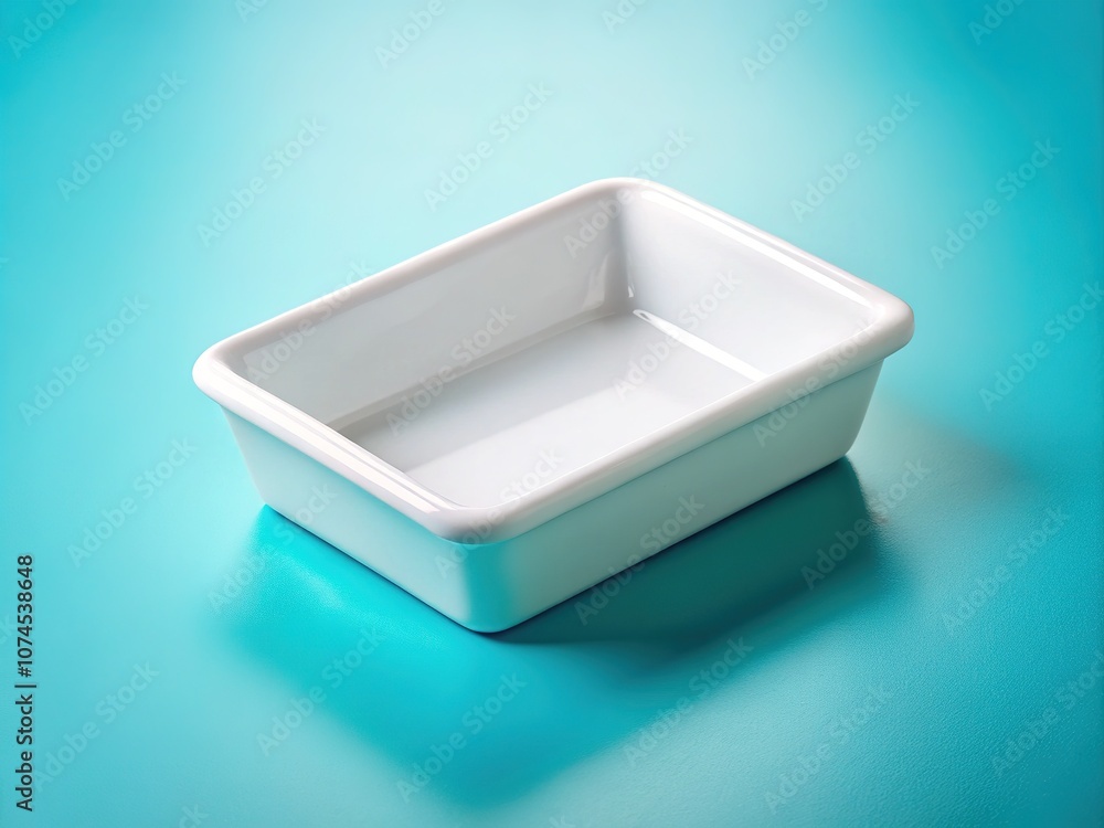 White Ceramic Dish for Snacks, Dips, Side Dishes - High-Quality AI Photo White Ceramic Dish for Snacks, Dips, Side Dishes - High-Quality AI Photo