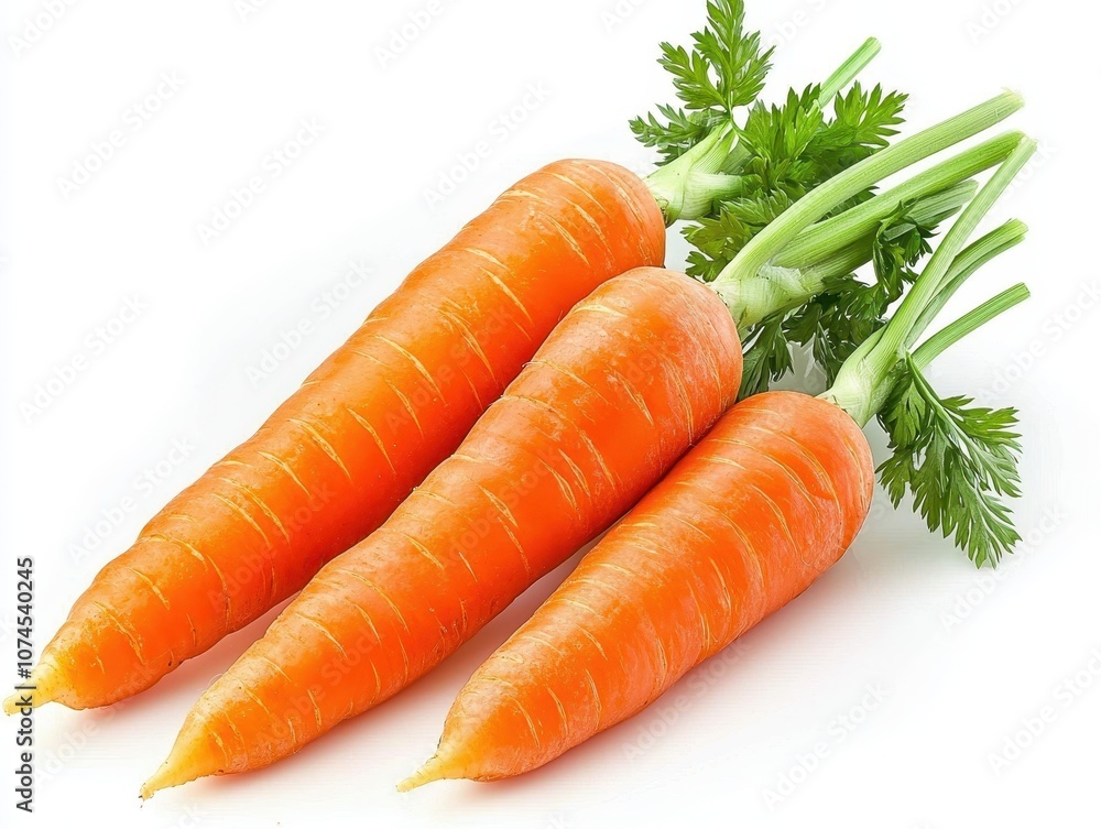 Fresh and vibrant carrots with green tops, perfect for healthy meals and snacks. Fresh and vibrant carrots with green tops, perfect for healthy meals and snacks.