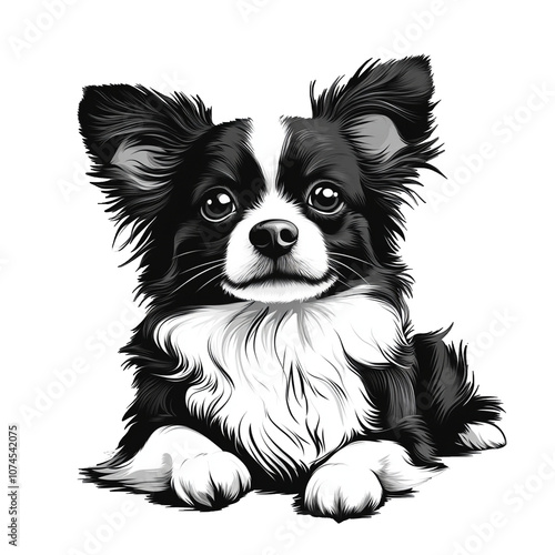 dog illustration png. with transparent background