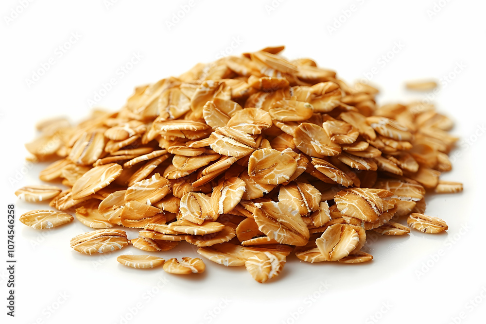 custom made wallpaper toronto digitalRolled oats isolated on white background