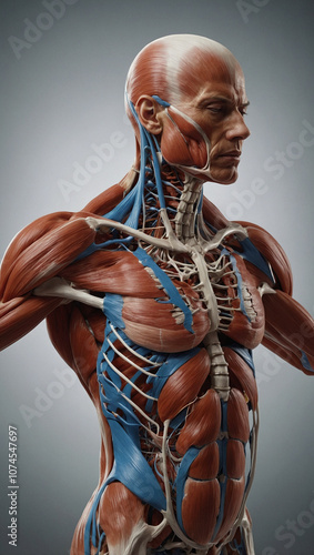human body anatomy, Muscular System