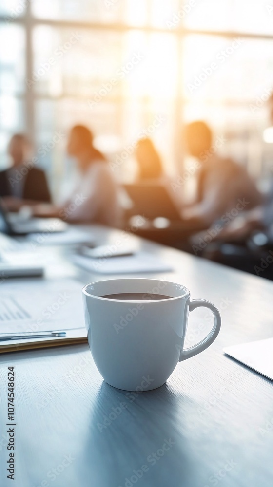A close-up of hands typing on a laptop with a coffee cup nearby and colleagues working together in the background symbolizing productivity with side empty space for text Stockphoto style A close-up of hands typing on a laptop with a coffee cup nearby and colleagues working together in the background symbolizing productivity with side empty space for text Stockphoto style
