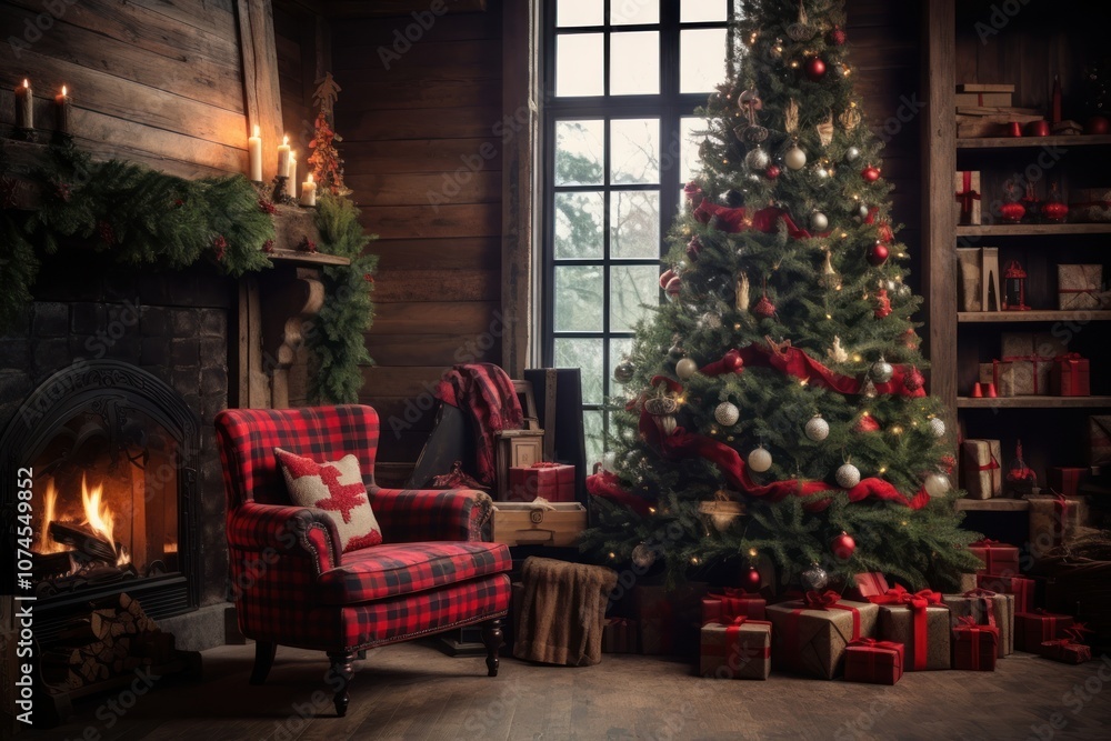 Christmas tree fireplace furniture. Christmas tree fireplace furniture.