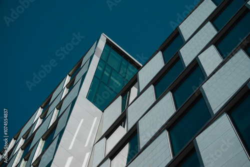 Wallpaper Mural Low angle of a modern building against the sky Torontodigital.ca