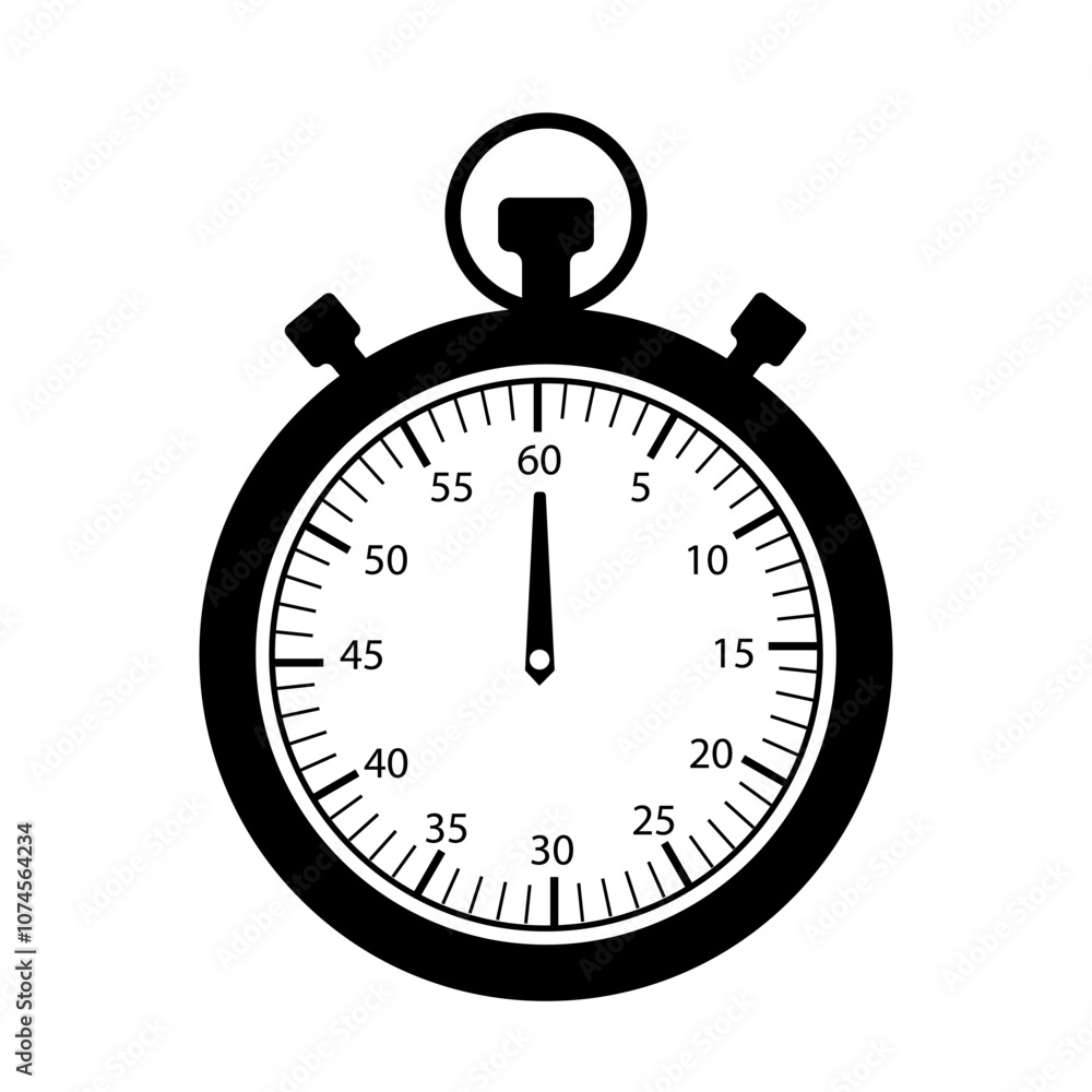 Stopwatch vector icons on a white background Stopwatch vector icons on a white background
