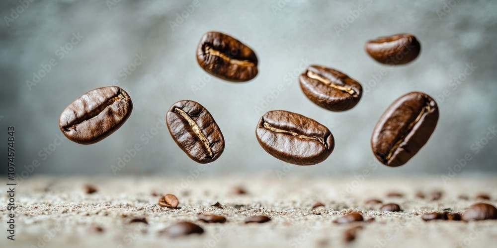 Coffee beans flying in the air coffee coffee beans invertebrate. Coffee beans flying in the air coffee coffee beans invertebrate.