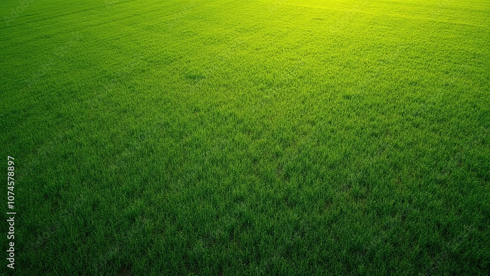 Aerial grassy area scene, uniform grass and subtle texture Aerial grassy area scene, uniform grass and subtle texture