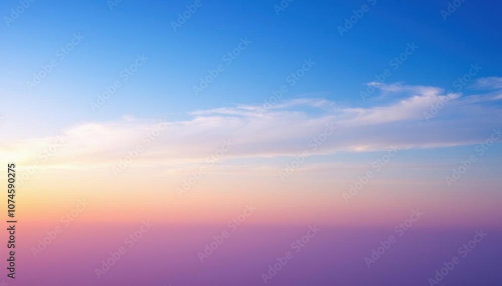 Obraz premium vibrant atmospheric colors sunset sky
