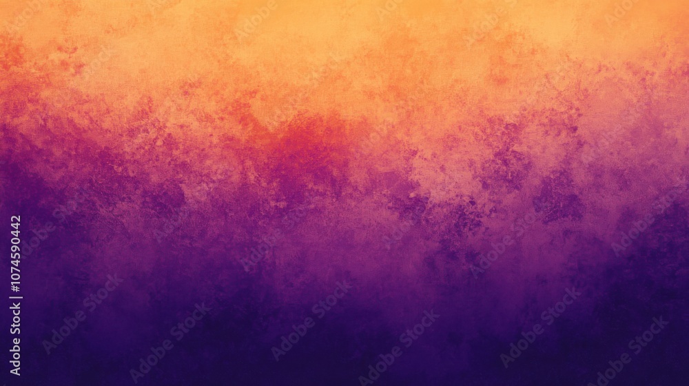 Obraz premium Watercolor background in orange and purple colors.