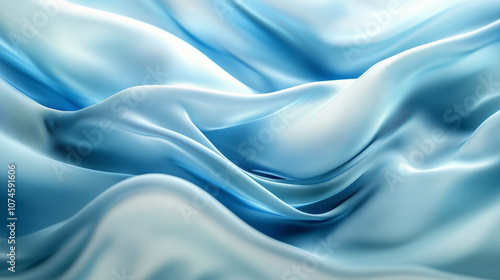 Wallpaper Mural Softly flowing silk fabric, draping gracefully over a surface, with a gentle wave pattern. Torontodigital.ca