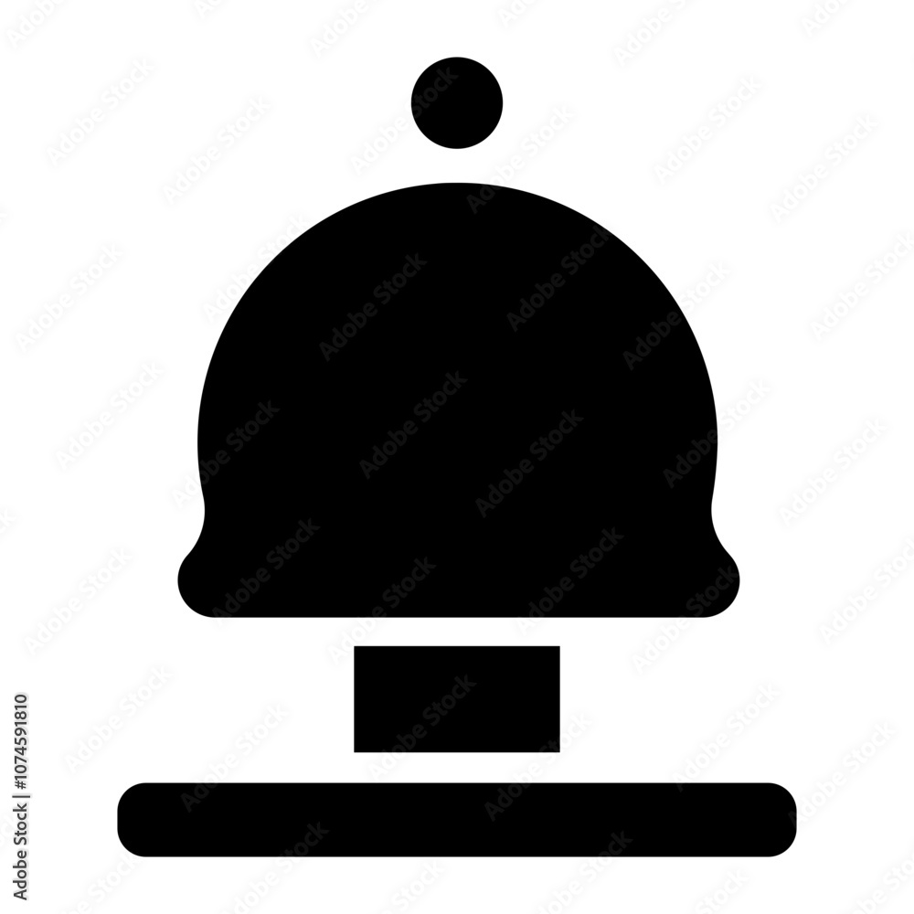 Bell service Solid Icon Bell service Solid Icon
