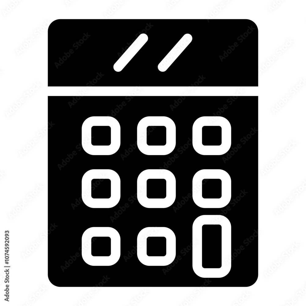 Calculator Solid Icon Calculator Solid Icon