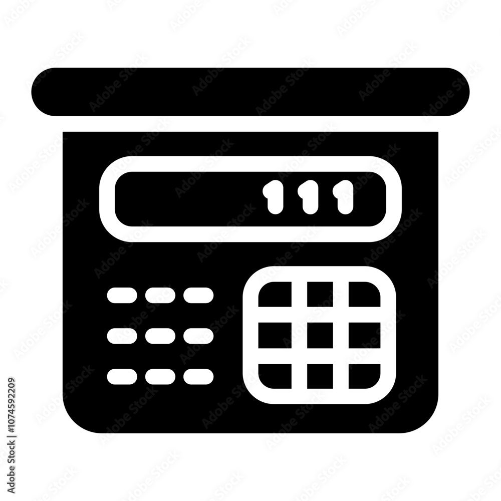 Calculator Solid Icon Calculator Solid Icon