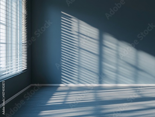 Empty Room Window Blinds