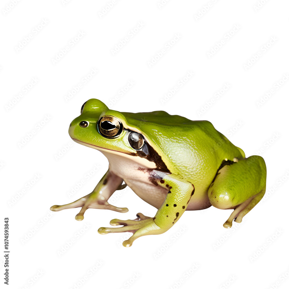 Obraz premium frog on white background