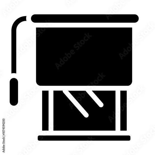 Roller blinds Solid Icon